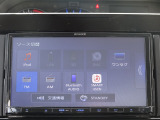 オーディオソース一覧(ワンセグチューナー、DVD/CD、Bluetoothオーディオ、FM/AMチューナー)