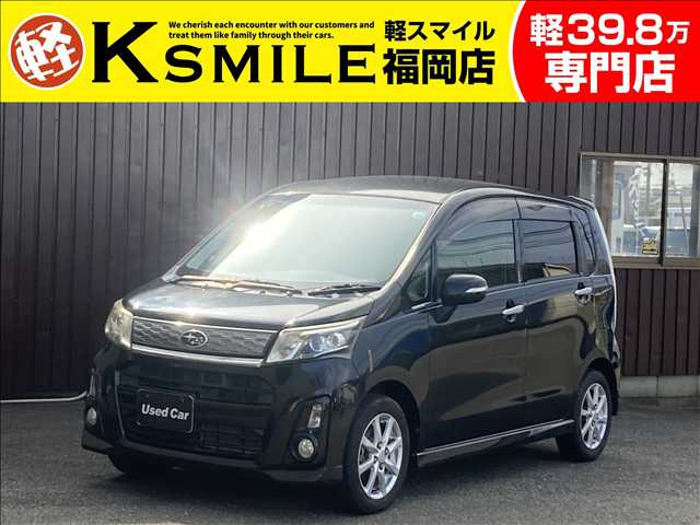 ステラ カスタムR スマートアシスト 衝突軽減・Aftermarketナビ・CD・ETC・純正アルミ
