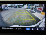 後退や車庫入れ時に安心のバックカメラ付き!夜間や雨天などの視界の悪いシーンでも視えて安心ですね♪
