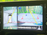 【アラウンドビューモニター】専用のカメラにより、上から見下ろしたような視点で360度クルマの周囲を確認することができます☆死角部分も確認しやすく、狭い場所での切り返しや駐車もスムーズに行えます。