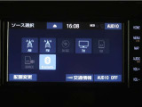 車内でCD DVD等、様々なメディアが楽しめます。