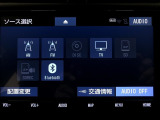 ラジオ、フルセグテレビ、CD再生、DVD再生、SD再生(音楽/動画)、SD録音(別途SDカードが必要です)、Bluetoothオーディオが使用可能です。詳しい仕様については展示店舗までお尋ねください。