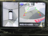 車の真上から見下ろしたような360度視界の良い『アラウンドビューモニター』です♪♪ 苦手な狭い駐車場、暗い所でも確認ができてとっても安心です♪♪