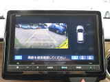 バックカメラの画像です。ガイドラインがスムースな車庫入れをサポートいたします!車庫入れの安心感がアップしますね☆
