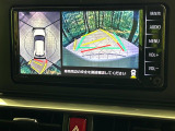 【パノラミックビューモニター】専用のカメラにより、上から見下ろしたような視点で360度クルマの周囲を確認することができます☆死角部分も確認しやすく、狭い場所での切り返しや駐車もスムーズに行えます。