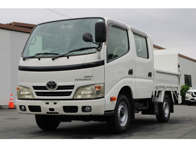 トヨエース  Wキャブ 0.8t パワーゲート(PG) 4WD 全低床
