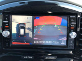 アラウンドビュ-モニタ-装備。上から見下ろしているような映像が表示されるので、車庫入れ時も安心です!