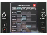 STIスポーツだけの装備「ドライブモードセレクト&電子制御ダンパー」、モード設定をタッチパネルで変更できます、スポーティな足回り・ハンドリングだけでなくマイルドでコンフォートな乗り味まで変更できます!