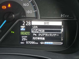 車線逸脱警報などの機能がメーターで操作できます。