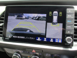 バックカメラの表示に対応しています。