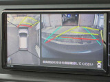 パノラミックビューモニター付きです。車両を上から見たような映像をディスプレイオーディオ画面に表示。運転席からの目視だけでは見にくい、車両周辺の状況をリアルタイムでしっかり確認できます。