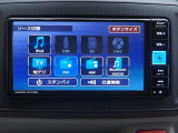 オーディオソース選択画面です。一覧で選択できるので簡単で操作しやすい♪