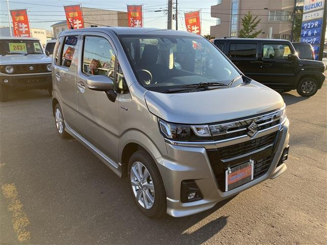 スズキ ワゴンRカスタムZ ハイブリッド(HYBRID) ZX 4WD 届出済未使用車