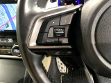 ステアリングにオーディオ操作スイッチが付いています。オーディオ画面に直接タッチしなくても操作が出来ますので、運転に集中できます。