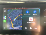 ●Apple Car Play:スマホとの有線接続で、ナビ・オーディオ再生などスマホのアプリ機能が画面でも使える便利機能です!