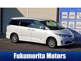 トヨタ エスティマハイブリット ハイブリッド2.4X 4WD ワンオーナー 整備点検記録簿 オットマン 片側電動スライドドア キャプテンシート スマートキー 純正ナビ CD ワンセグTV AM/FM