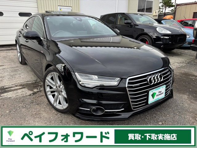 A7スポーツバック 2.0 TFSI クワトロ Sラインパッケージ 4WD サンルーフ 本州仕入 ブ...