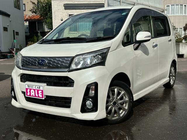 ステラカスタムR スマートアシスト 4WD社外ナビ 地デジ エコアイドル プッシュ