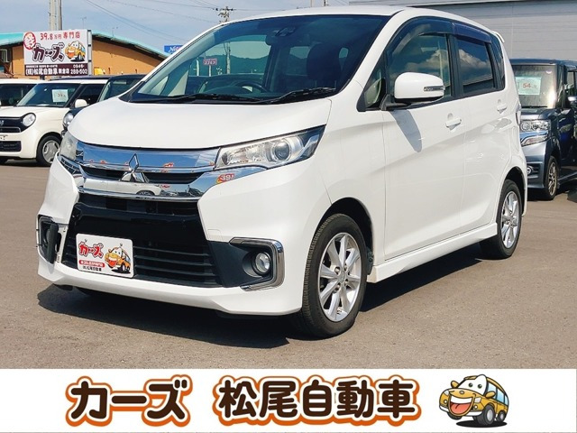 eKカスタムG セーフティパッケージ12ヶ月保証走行無制限 社外ナビ アラウン