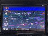 【純正9インチナビ】専用設計で車内の雰囲気にマッチ!ナビ利用時のマップ表示は見やすく、いつものドライブがグッと楽しくなります!