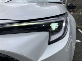 LEDヘッドライトです。デザイン性がよくとても明るいので、夜間の走行や悪天候でも安心です。しかも長寿命!