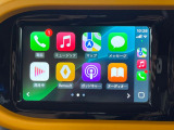 ●Apple Car Play:スマホとの有線接続で、ナビ・オーディオ再生などスマホのアプリ機能が画面でも使える便利機能です!