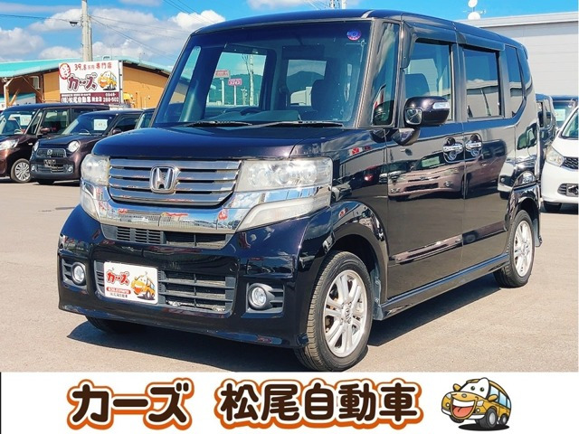 N-BOXカスタム G Lパッケージ 12ヶ月保証走行無制限 社外ナビ フルセグ