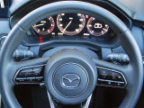 ステアリングスイッチについて: 手を離さず操作可能。運転に集中できて安全です。You can operate it without taking your hands off the wheel. It helps you focus and stay safe.