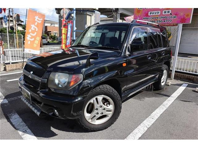 パジェロイオ1.8 TR 4WDターボ 切替4WD 外品Fバンパーガード R