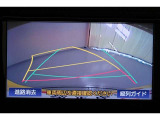 バックガイドモニターです。 ディスプレイに後方の視界を表示し、車庫入れをサポート。