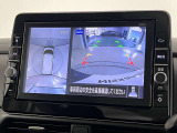 上から丸見えアラウンドビューモニター付きです。