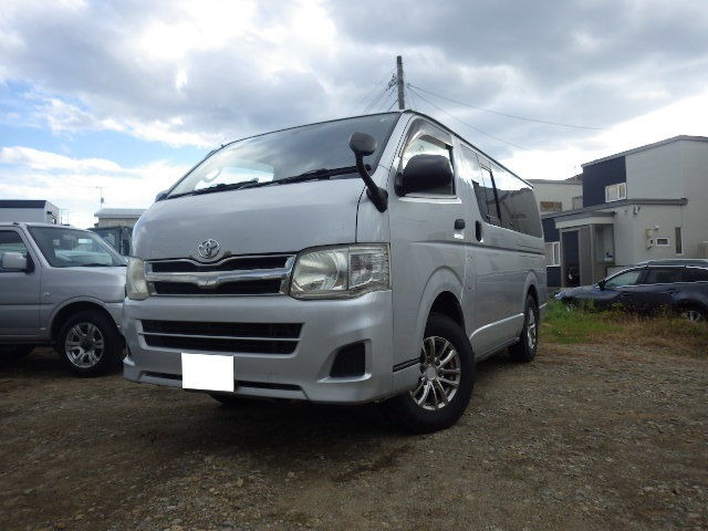 ハイエースバン3.0 DX ロング GLパッケージ ディーゼル 4WD純正ナビ ワンセグTV ワンオーナー