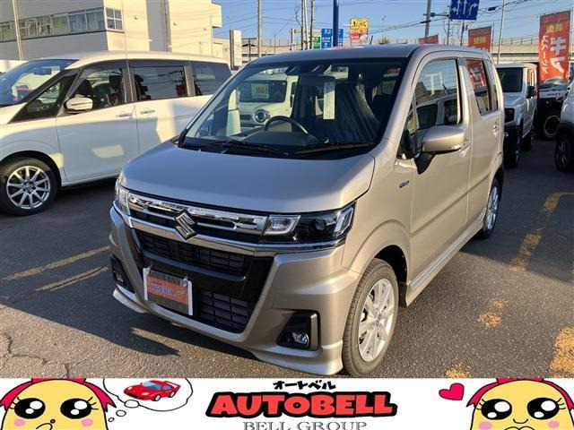 ワゴンRカスタムZハイブリッド(HYBRID) ZX 4WD届出済未使用車 スズキセーフティS
