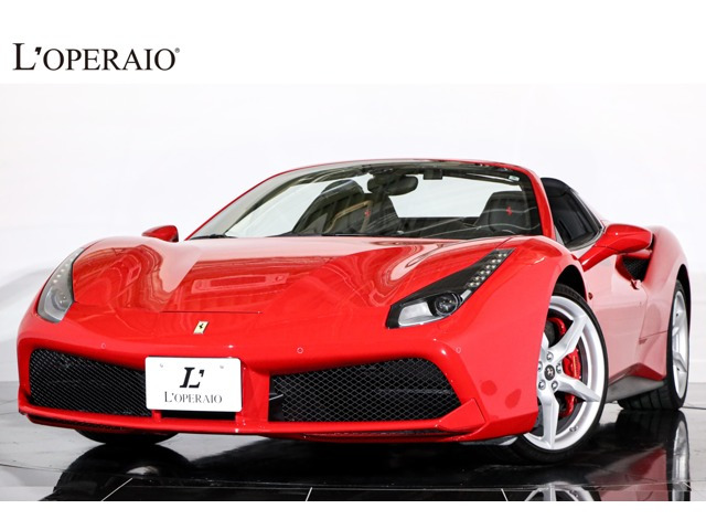 488スパイダーF1 DCT1オーナー 車検R7年9月済 黒革 リフティン