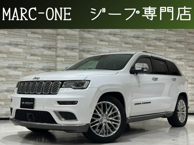 グランドチェロキーサミット 4WD1年保証付/ラグーナレザーPKG/Carplay/ACC/