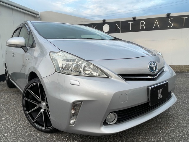 プリウスα1.8 G チューンブラック社外ナビフルセグ/クルーズコントロール/ス