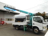 ディーゼル、4WD、マニュアル、ABS、平、クレーン4段、ラジコン、3トン、荷台内寸約:L353&times;W178&times;H37