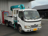 ディーゼル、4WD、マニュアル、ABS、平、クレーン4段、ラジコン、3トン、荷台内寸約:L353&times;W178&times;H37