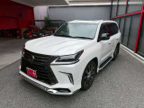 LX 570 ブラック シークエンス 4WD モデリスタエアロ サンルーフ 3眼LED パ