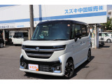 R7年式・スペーシアカスタム・ハイブリッドXSターボ・全方位モニターナビ・スズキコネクト・フルセグTV・Bluetooth・ETC2.0・両側パワースライドドア・ステアリングヒーター・シートヒーター・クルーズコントロール