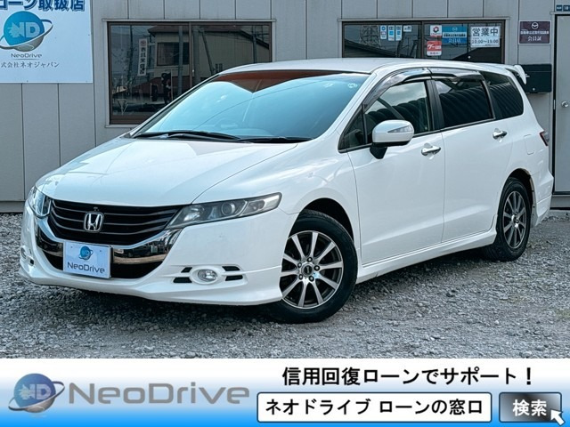 オデッセイ2.4 M エアロパッケージ 4WD1年保証 純正ナビ バックカメラ アラウ