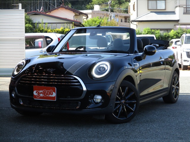 ミニコンバーチブルクーパー DCT純正ナビ Bカメラ BT 黒革シート