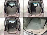 リアシートを倒してしまえばフラットにすることが出来ます☆背もたれを倒すだけの簡単シートアレンジで簡単に広々としたラゲッジスペースに早変わり☆普段使いにもお出かけにも大活躍です☆