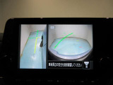 サイドブラインドカメラです。左前方を映します。巻き込みの確認ができますよ