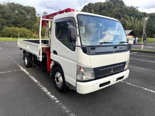 キャンター  2t ワイドロング クレーン付