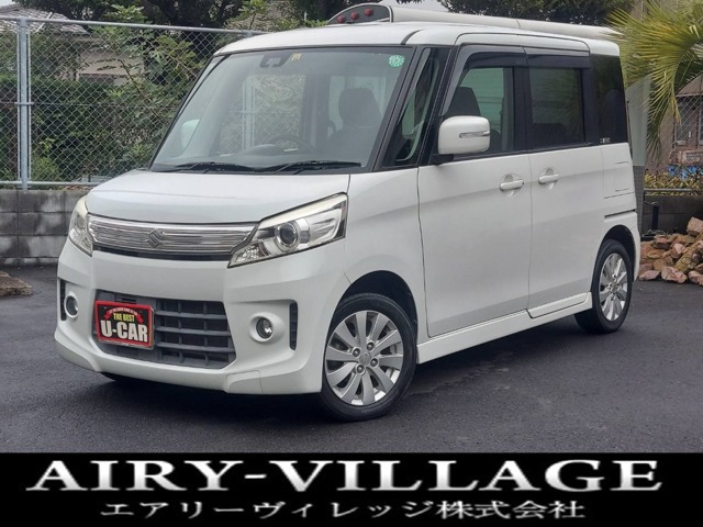 スペーシアカスタムGS レーダーブレーキサポートユーザー買取車/雹害車/純正14インチAW/パ