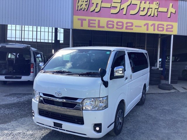 ハイエースバン2.8 スーパーGL ダークプライムII ロング ディーゼル7型 パノラミックビュー 両側パワースラ