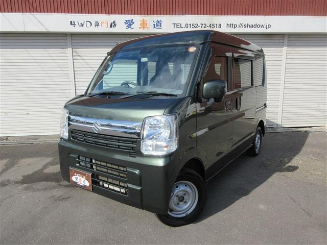 エブリイPC リミテッド ハイルーフ 4WD純正オーディオ AUX スタッドレスタイヤ装