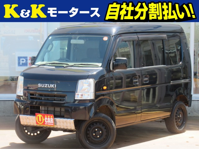 エブリイジョイン ハイルーフ 4WDリフトアップ 車検R8年4月 社外ナビ DVD再