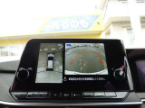 360&deg;上から見下ろした様に見えるアラウンドビューモニター装備☆